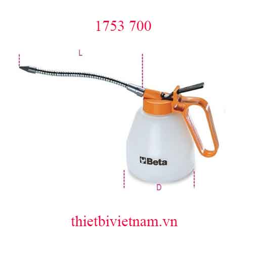 Bộ 2 chiếc EMPTY PLAST.PRES.OIL CANS FLEX. BETA MODEL 1753 700