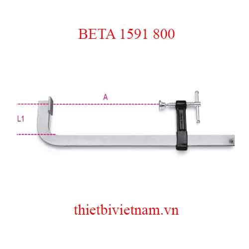Bộ 2 chiếc SCREW CLAMPS BETA MODEL 1591 800