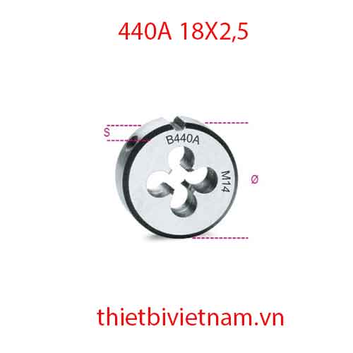 Bộ 3 chiếc ROUND DIES COARSE PITCH BETA MODEL 440A 18X2,5