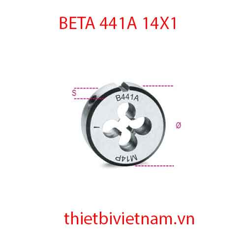 Bộ 3 chiếc ROUND DIES FINE PITCH BETA MODEL 441A 14X1