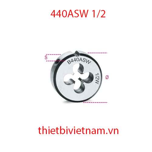Bộ 3 chiếc ROUND DIES WHITWORTH THREAD BETA MODEL 440ASW 1/2