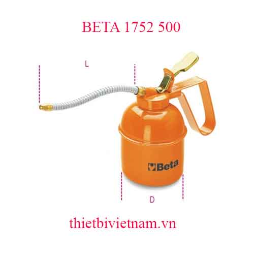 Bộ 4 chiếc EMPTY PLAST.PRESSURE CANS RIGID BETA MODEL 1752 500