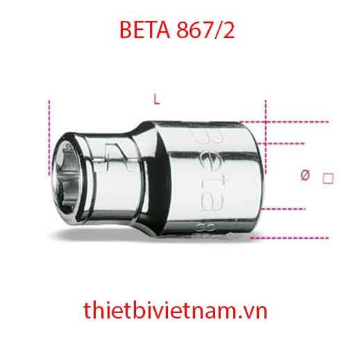 Bộ 5 chiếc BIT HOLDER SOCKETS FOR ITEM 867 BETA MODEL 867/2