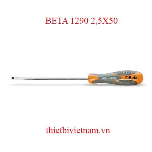 Bộ 5 chiếc SCREWDRIVERS SLOTTED HEAD BETA MODEL 1290 2,5X50