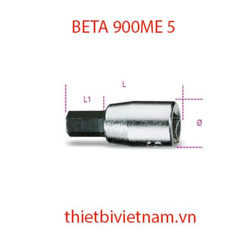 Bộ 5 chiếc SOCKET DRIVERS HEXAGON SCREWS BETA MODEL 900ME 5