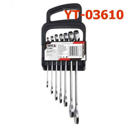 Bộ cờ lê vòng miệng 7 chi tiết YATO YT-03610