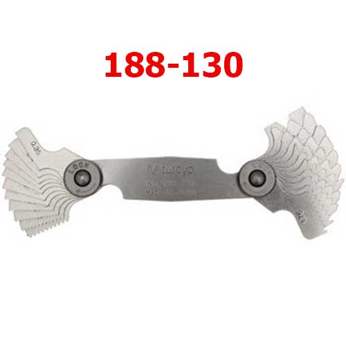 Bộ dưỡng đo ren 0.35-6mm (22 lá) 188-130