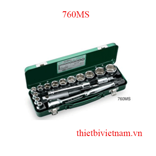 Bộ khẩu ½”  6 cạnh xách tay sửa chữa di động Tone 760MS