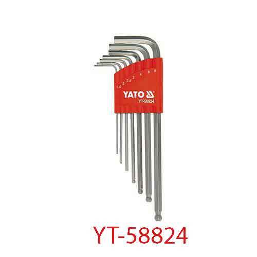 Bộ Lục giác đầu bi 7 chi tiết YATO YT-58824