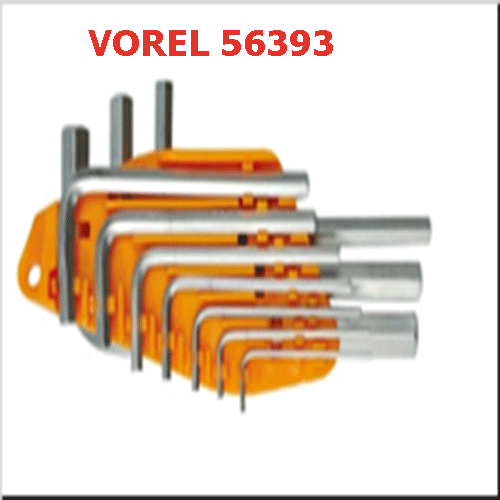 Bộ lục giác hệ mét 1,5-10mm VOREL 56393