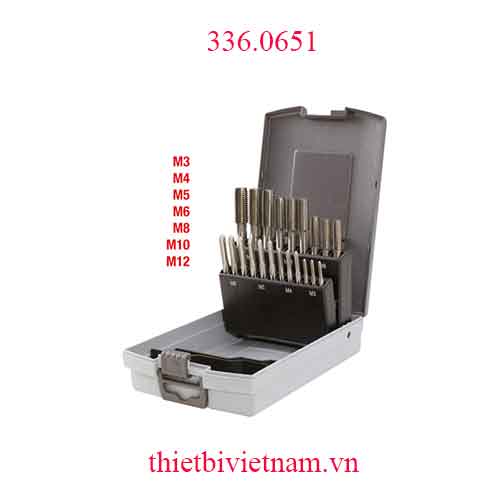 Bộ mũi taro ren trong 21 chi tiết M3-M12 KS Tools 336.0651
