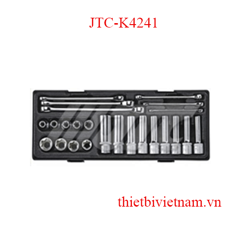 Bộ socket 6 cạnh  1/2 inch và cờ lê hình sao - 24 chi tiết JTC JTC-K4241