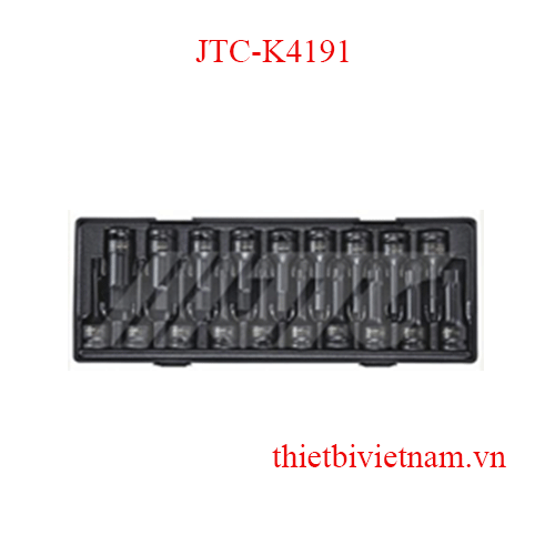Bộ socket dài lục giác và hoa khế 1/2 inch -19 chi tiết JTC JTC-K4191