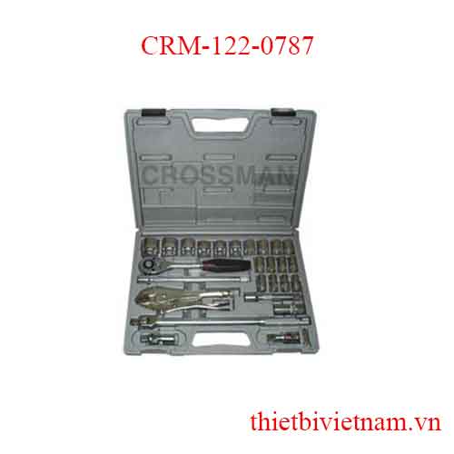 Bộ tuýp 27 chi tiết kích thước 1/2 inch Crossman CRM-122-0787