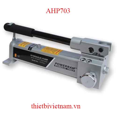 Bơm tay thủy lực dung tích 2000ml áp suất 700 bar Powerram AHP703