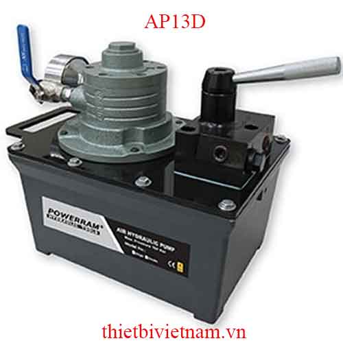 Bơm thủy lực chạy điện 2 chiều, dung tích 3 lít, áp suất 700bar Powerram AP13D