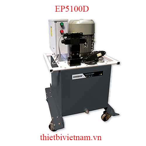 Bơm thủy lực chạy điện dung tích 100 lít, 700 bar Powerram EP5100D