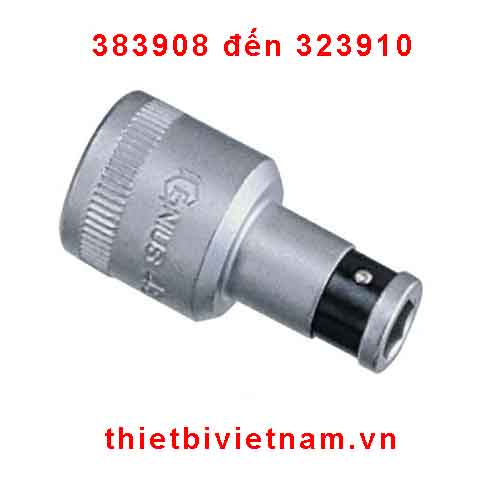 ĐẦU CHUYỀN 3/8 INCH ĐẦU LỤC GIÁC HÃNG GENIUS MODEL 383908 đến 323910