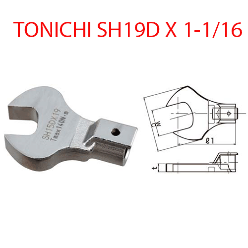 Đầu mở cờ lê TOHNICHI SH19D X 1-1/16