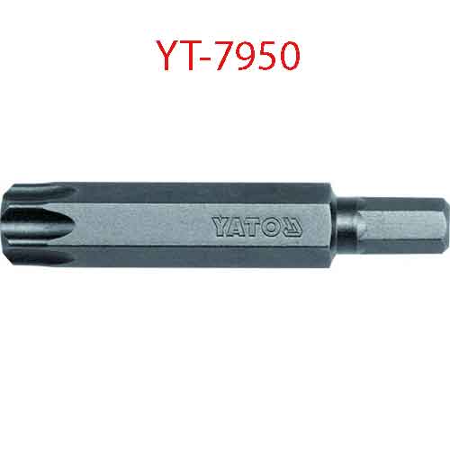 Đầu mũi vít sao 6 cạnh 8mmx70mm T60 20 cái YATO YT-7950