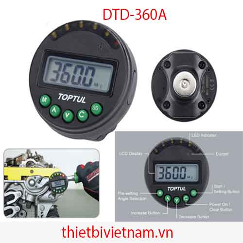 ĐỒNG HỒ ĐO GÓC VÀ LỰC XIẾT TOPTUL DTD-360A