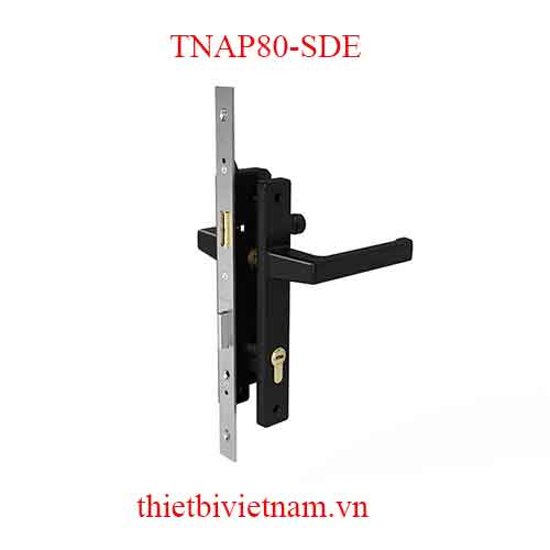 Khóa đơn điểm cửa nhôm AP80 Huy Hoàng màu đen TNAP80-SDE