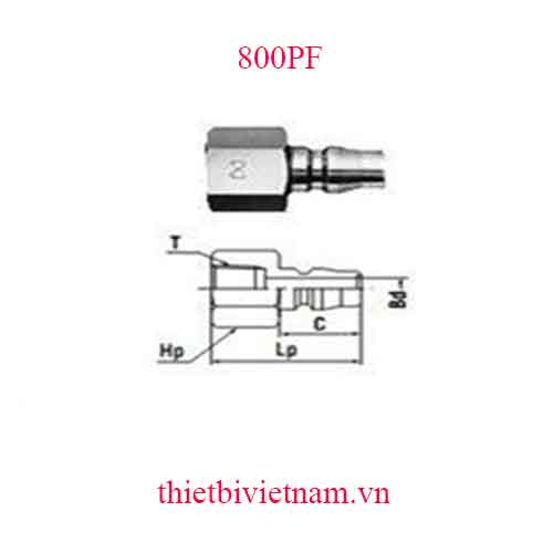 KHỚP NỐI HÃNG NITTO 800PF