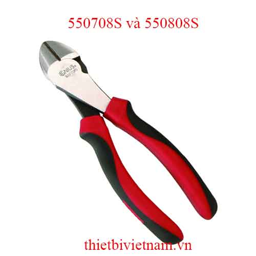 KÌM CẮT 7, 8 INCH TAY CẦM CAO SU HAI MÀU LOẠI LỚN GENIUS 550708S và 550808S