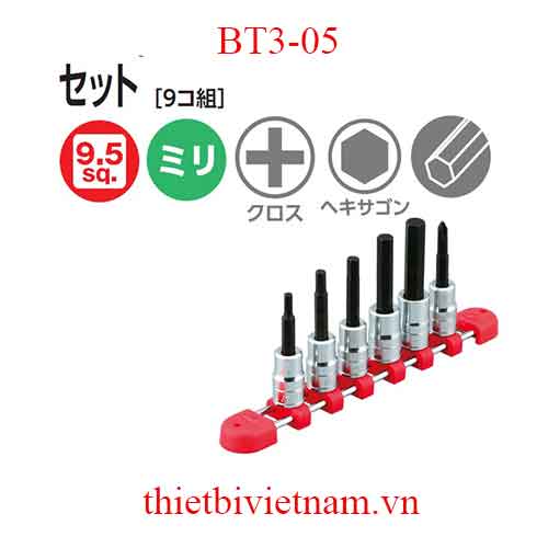 Lục giác chìm dạng đầu khẩu hãng KTC BT3-05