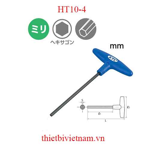 Lục giác chìm hãng KTC kiểu chữ T HT10-4