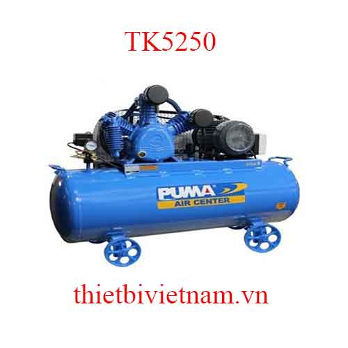 Máy nén khí 2 cấp Puma TK5250 - 5HP, 16 bar, 228L, 380V