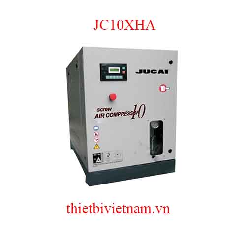 Máy nén khí trục vít có dầu hãng Jucai JC10XHA - 7.5Kw, 12 bar, 0.72 m3/phút