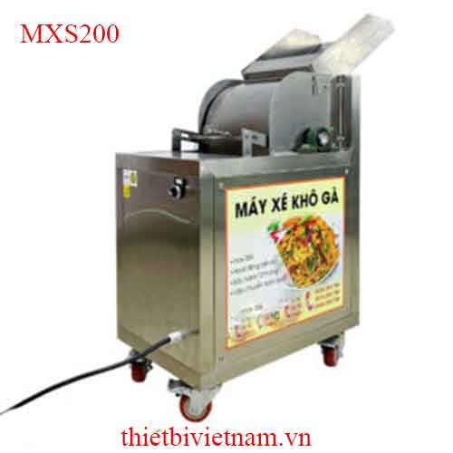 Máy xé khô gà, chà bông công nghiệp phiên bản siêu năng suất model MXS200
