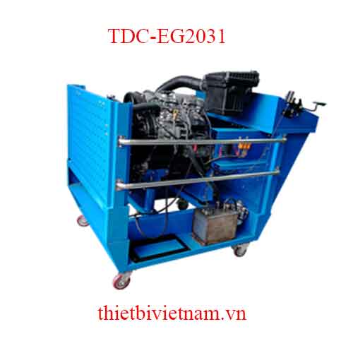 MÔ HÌNH THỰC HÀNH VẬN HÀNH, CHẨN ĐOÁN HỆ THỐNG NHIÊN LIỆU TRÊN ĐỘNG CƠ DIESEL 4 XYLANH DÙNG BƠM VE MODEL TDC-EG2031