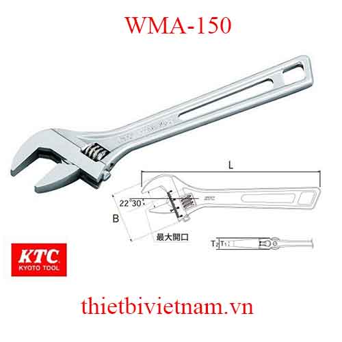 Mỏ lết 6 inch hãng KTC WMA-150