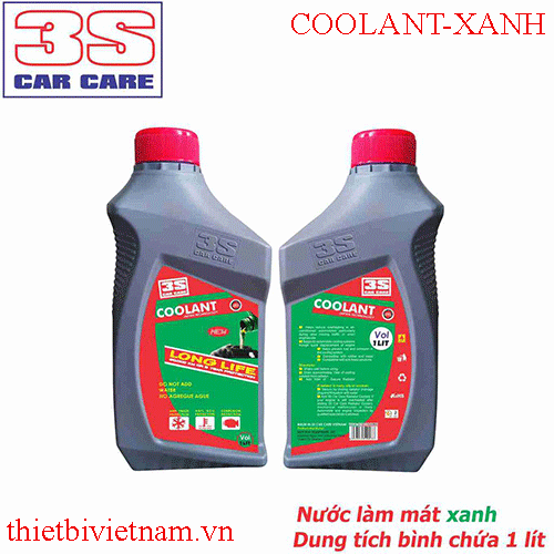 Nước làm mát xanh 3S Car care COOLANT-XANH
