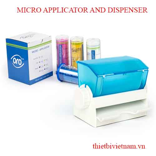 TĂM BÔNG ORO VÀ HỘP ĐỰNG - MICRO APPLICATOR AND DISPENSER