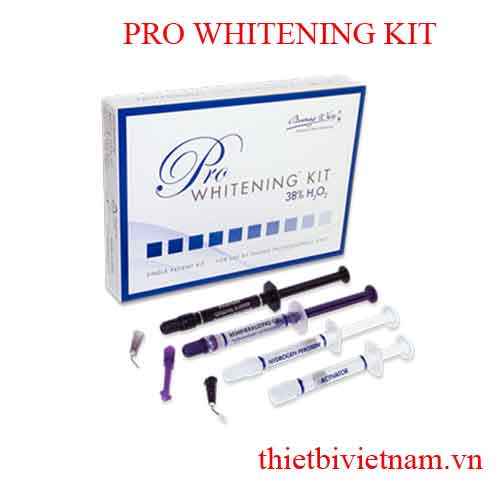TẨY TRẮNG TẠI PHÒNG PRO WHITENING KIT – 38% HP