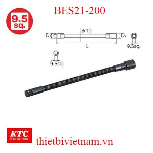 Thanh nối dài 3/8 inch KTC BES21-200