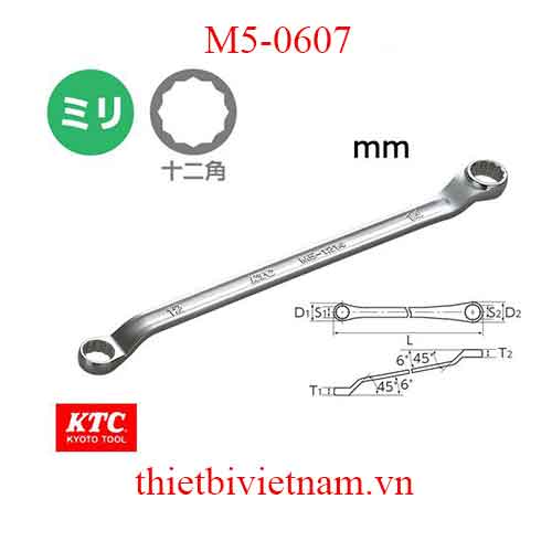 Tròng 2 đầu hãng KTC M5-0607