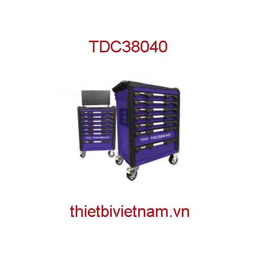 TỦ ĐỒ NGHỀ SỬA CHỮA 7 NGĂN 38PCS HÃNG HIDI TDC38040
