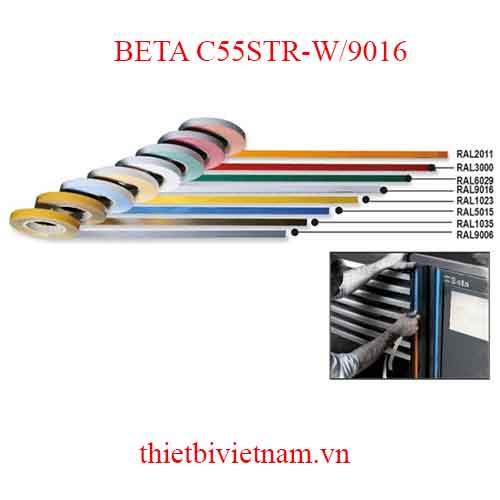 W/9016-ADHESIVE STRIPS WHITE BETA MODEL C55STR-W/9016