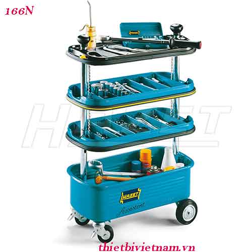 Xe đẩy dụng cụ 3 ngăn hazet 166N